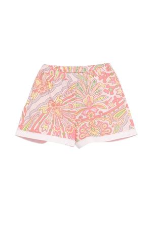 bermuda in cotone rosa ETRO KIDS | GY6019P0587503VI